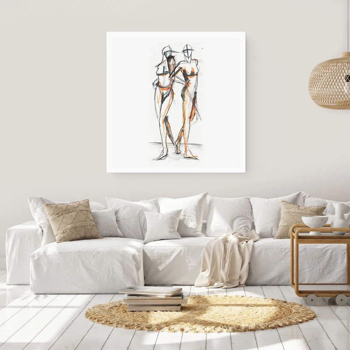 Plakat - En undersøgelse af charme - 50x50 cm