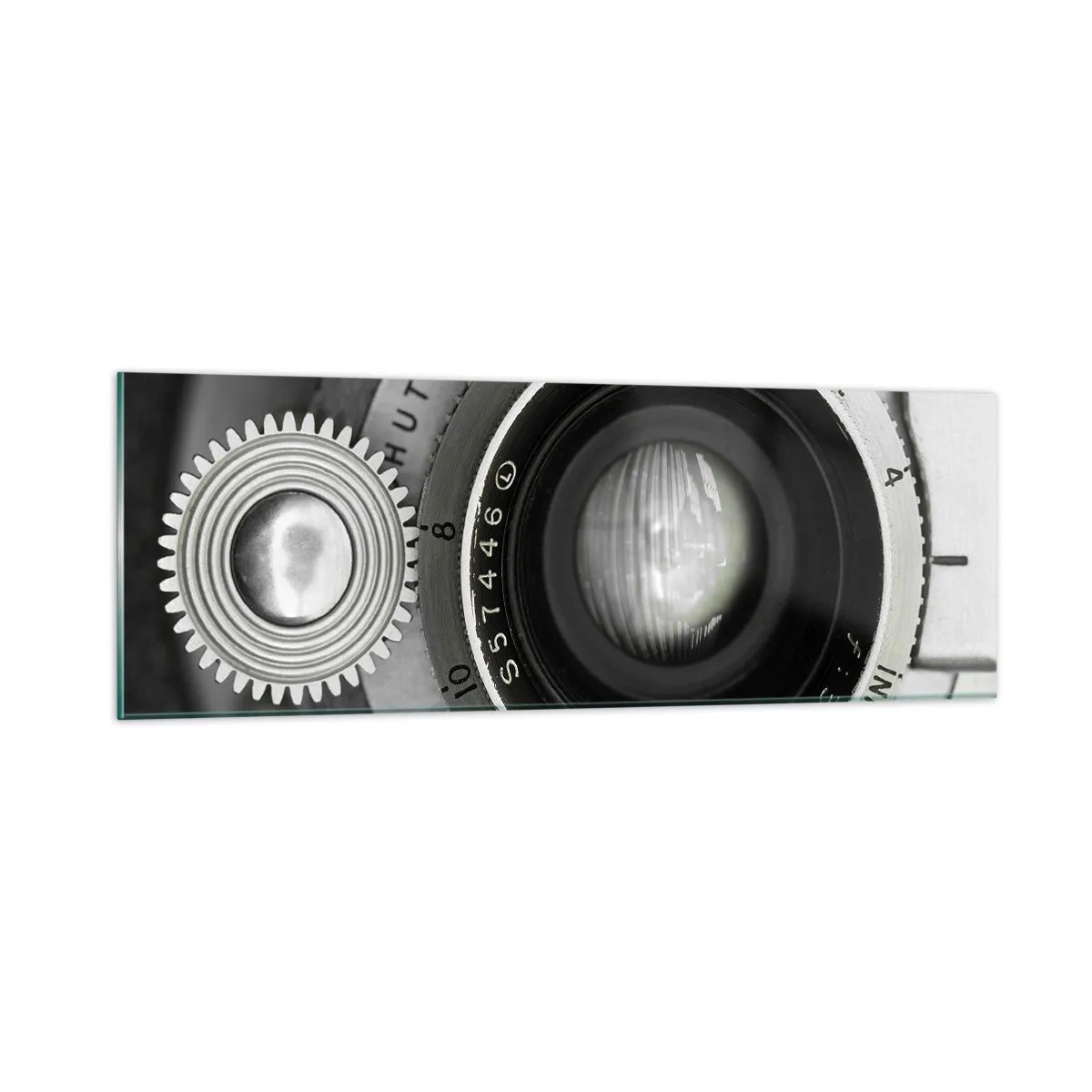 Billede på glas - Historien om Hollywood - 90x30 cm