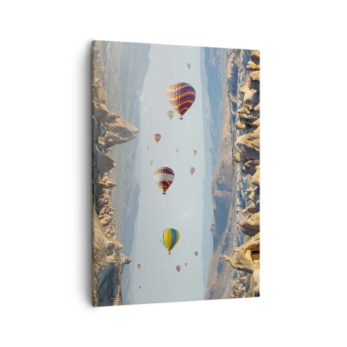Lærredstryk - Billede på lærred - Alt er muligt her - 50x70 cm