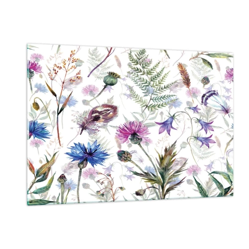 Billede på glas - Polsk herbarium - 120x80 cm