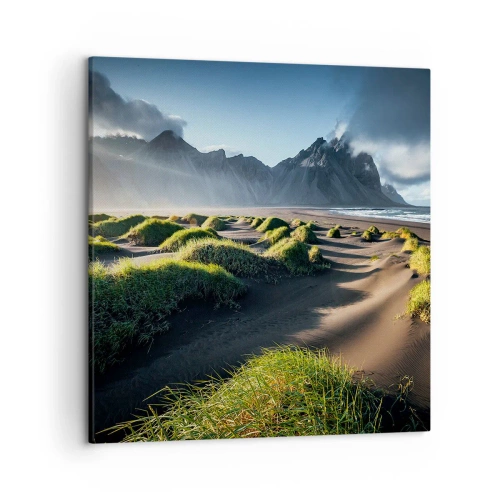 Lærredstryk - Billede på lærred - Harmoni mellem elementerne - 50x50 cm