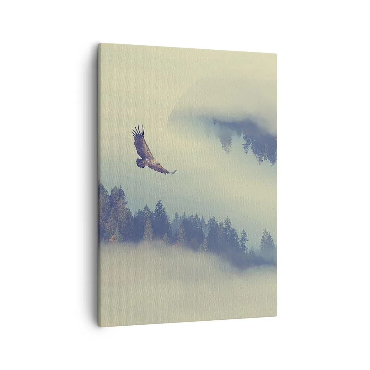 Lærredstryk - Billede på lærred - Jeg så en ørnes skygge - 50x70 cm