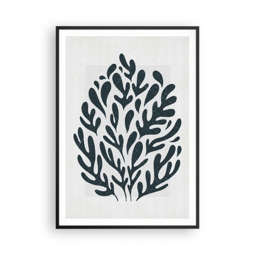 Plakat i sort ramme - Naturens former - 70x100 cm