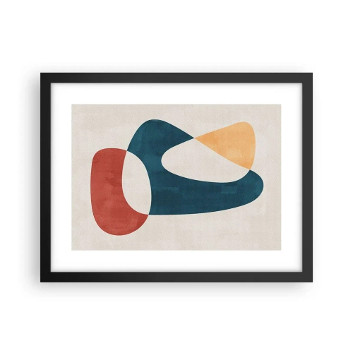 Plakat i sort ramme - Påvirkninger og metamorfoser - 40x30 cm