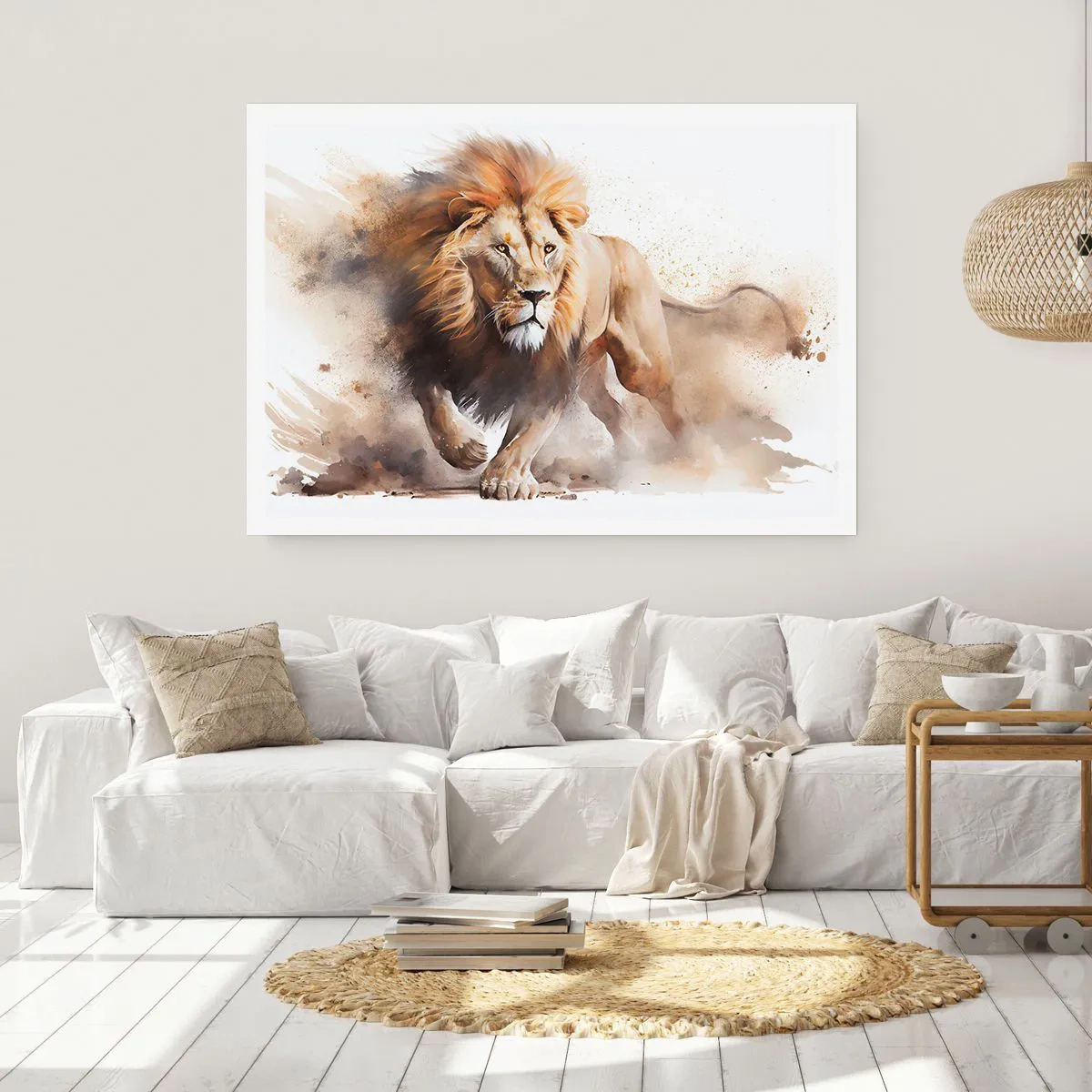 Plakat - Kongen er taget af sted - 50x40 cm