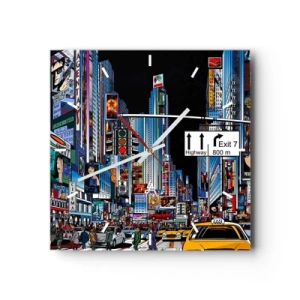 Vægur, Uret - En komisk stor aften - 30x30 cm