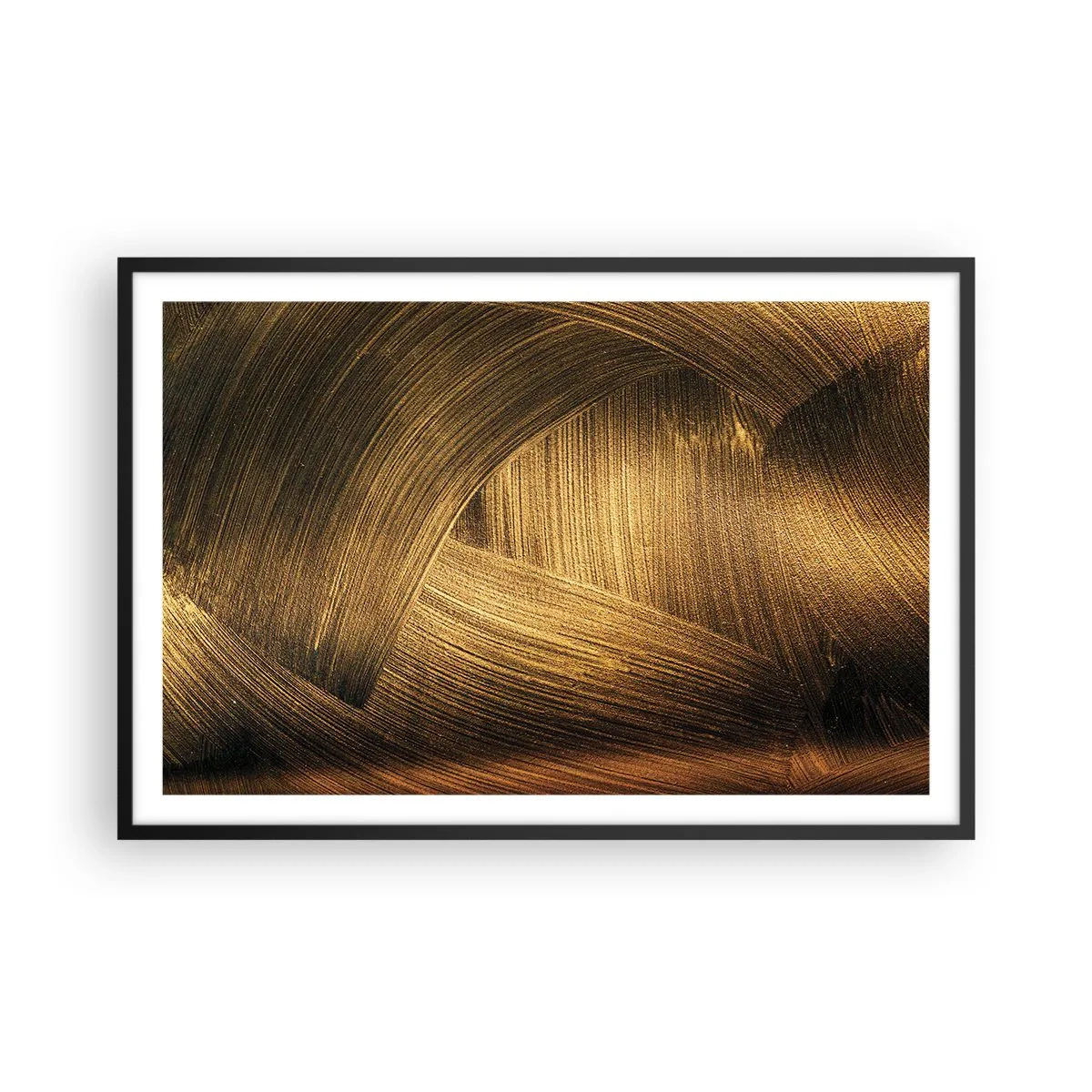 Plakat i sort ramme - I den gyldne labyrint - 91x61 cm