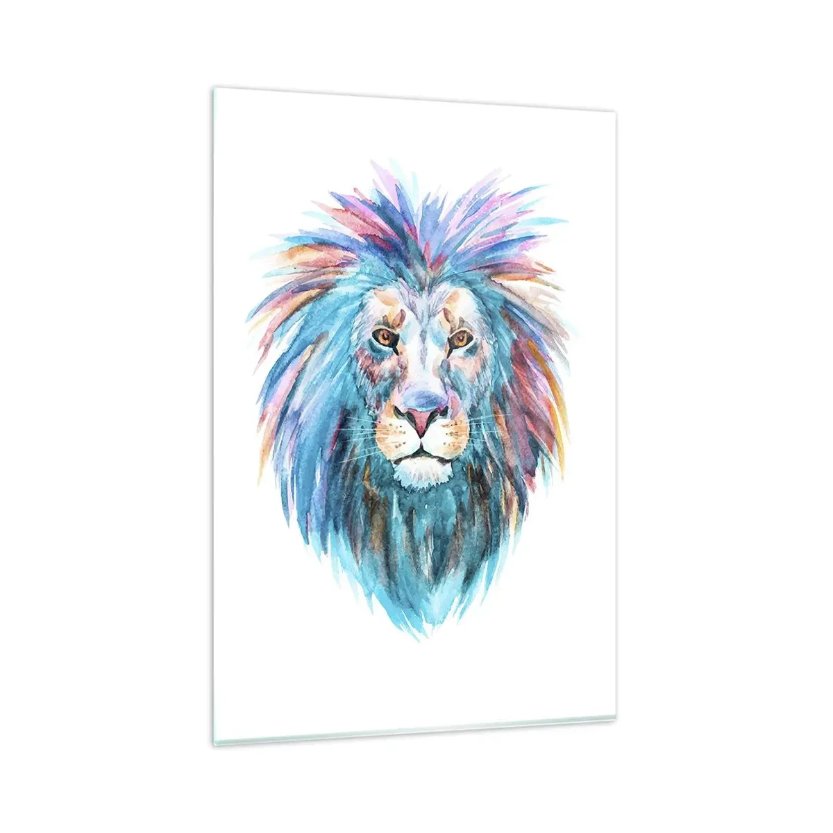 Billede på glas - En elektrificerende aura - 80x120 cm