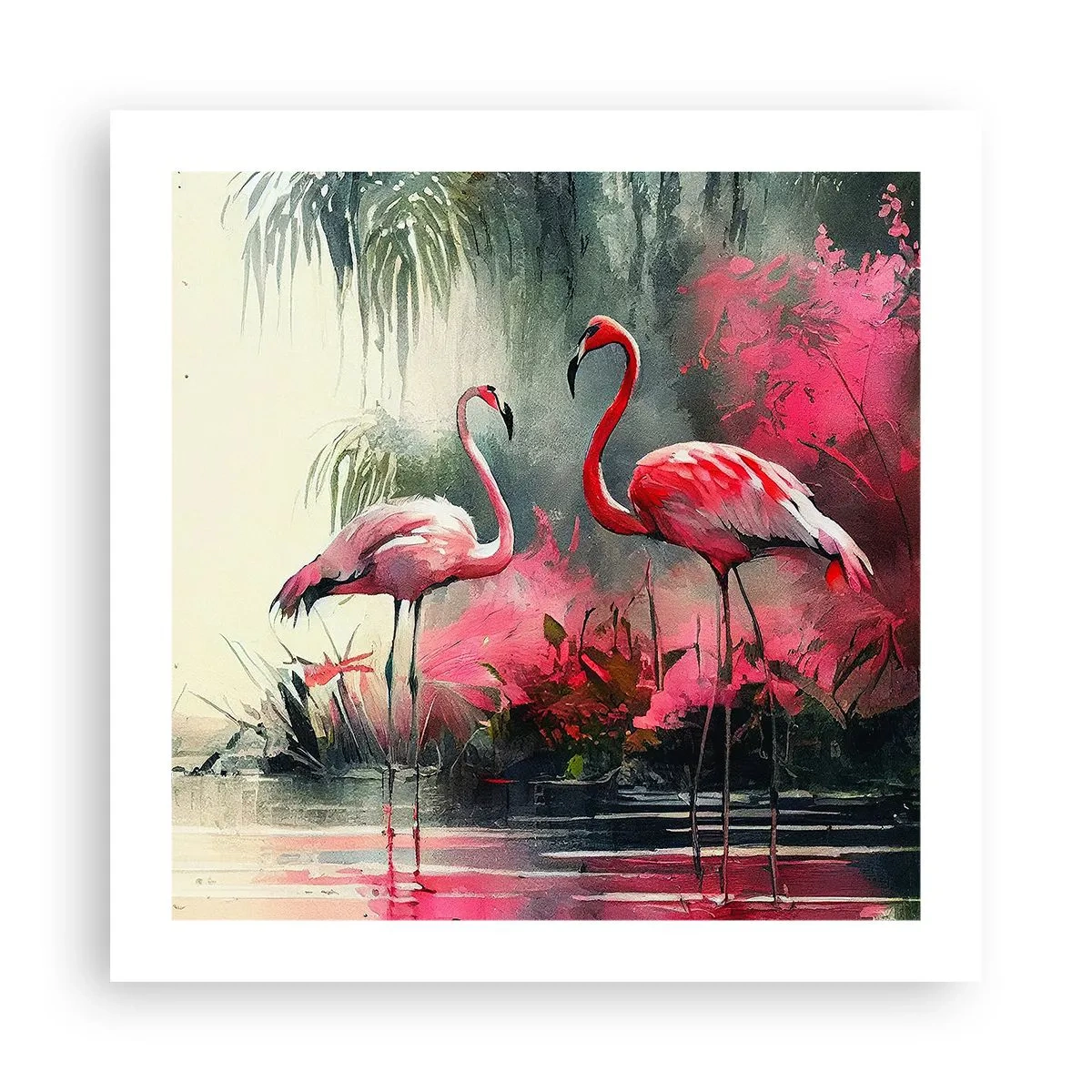 Plakat - En lektion i naturlig charme - 50x50 cm