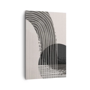 Lærredstryk - Billede på lærred - Derhen og tilbage - 80x120 cm