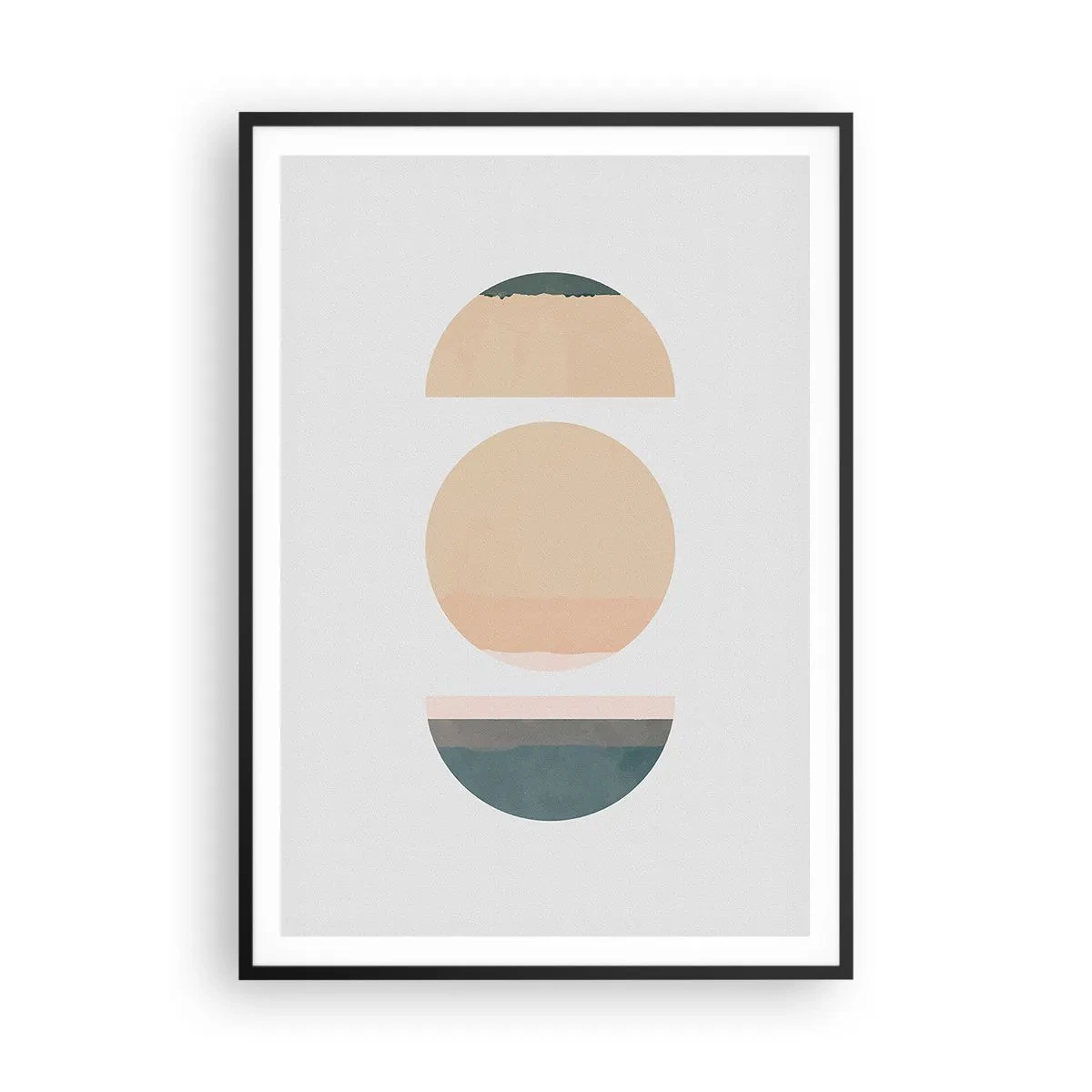 Plakat i sort ramme - Hjul for hjul - 70x100 cm