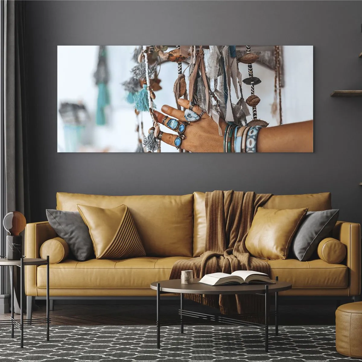 Billede på glas - Lokale skatte - 120x50 cm