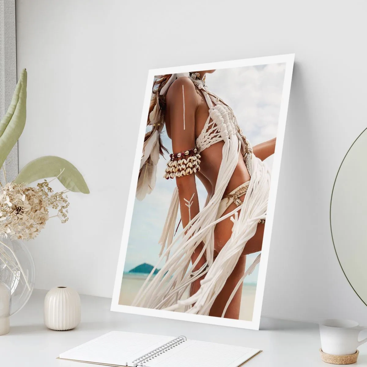 Plakat - Præstinde af solen - 40x50 cm