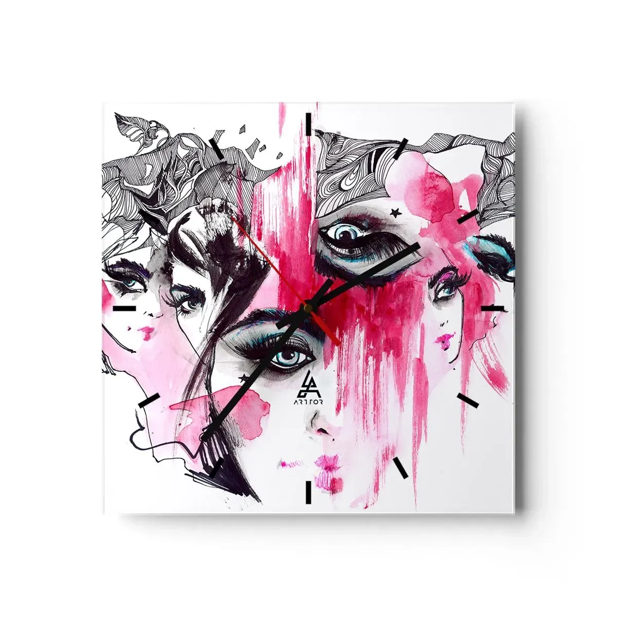 Vægur, Uret - , - 30x30 cm