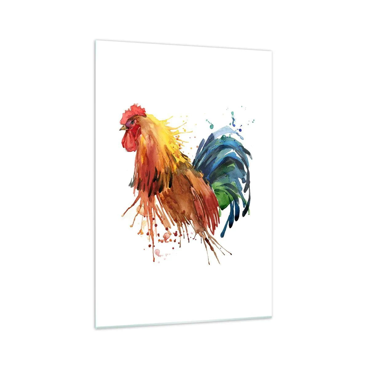 Billede på glas - Kongelig kappe, kongelig stolthed - 70x100 cm