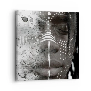 Lærredstryk - Billede på lærred - Opdag den oprindelige ånd - 40x40 cm