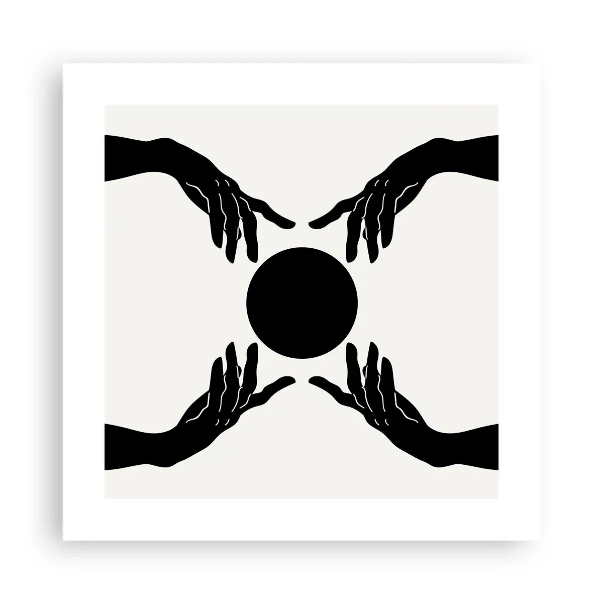 Plakat - Et hemmeligt tegn - 40x40 cm