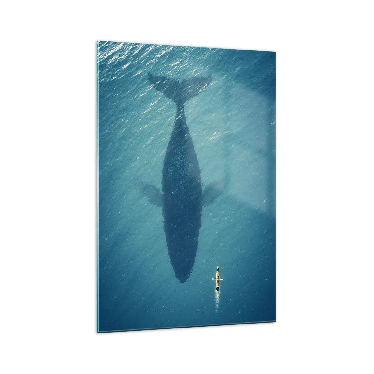 Billede på glas - Møde på havet - 70x100 cm