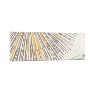 Billede på glas - Skønheden i en rokke - 90x30 cm