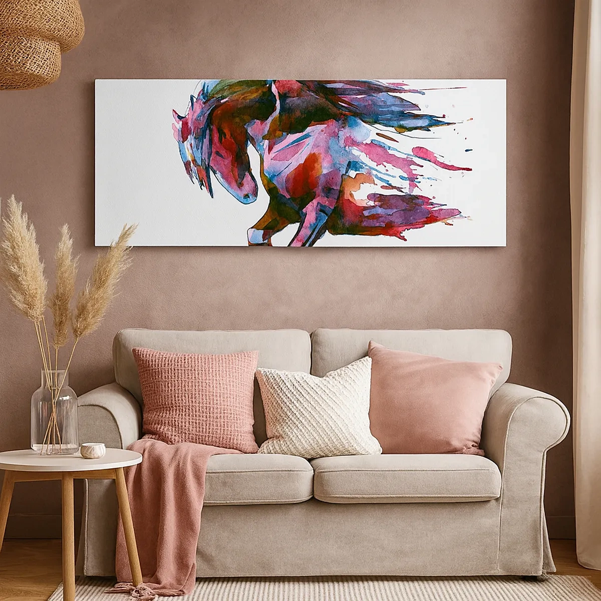 Lærredstryk - Billede på lærred - I henrykkelse - 30x30 cm