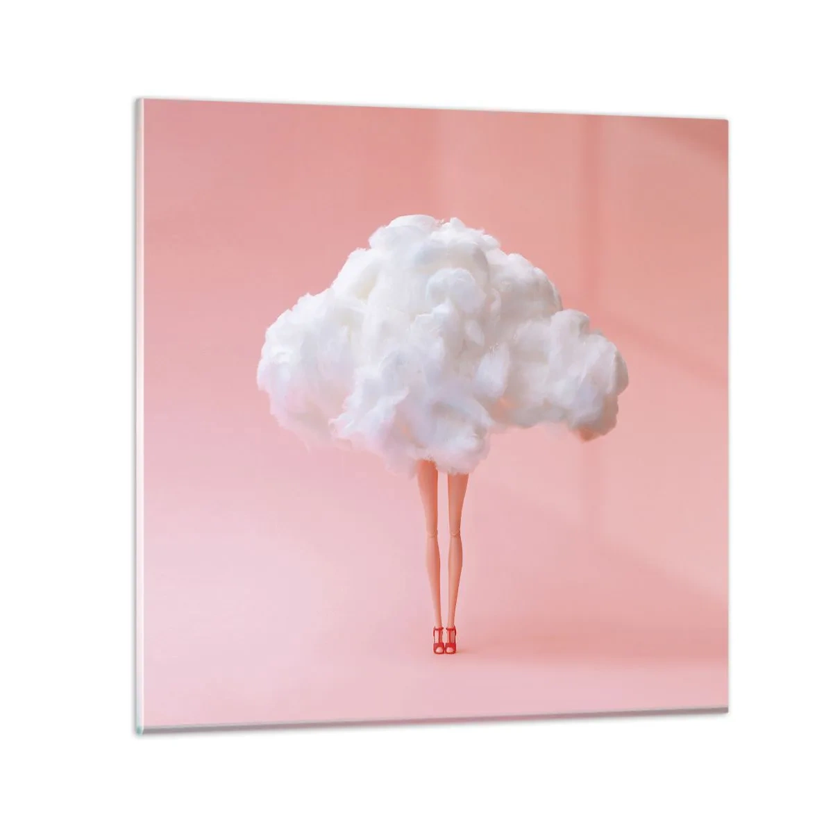 Billede på glas - Et sødt løfte - 50x50 cm