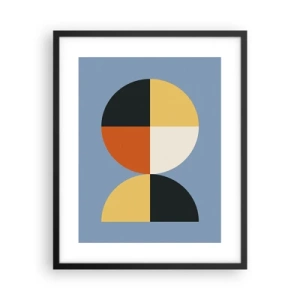 Plakat i sort ramme - Se og tæl - 40x50 cm