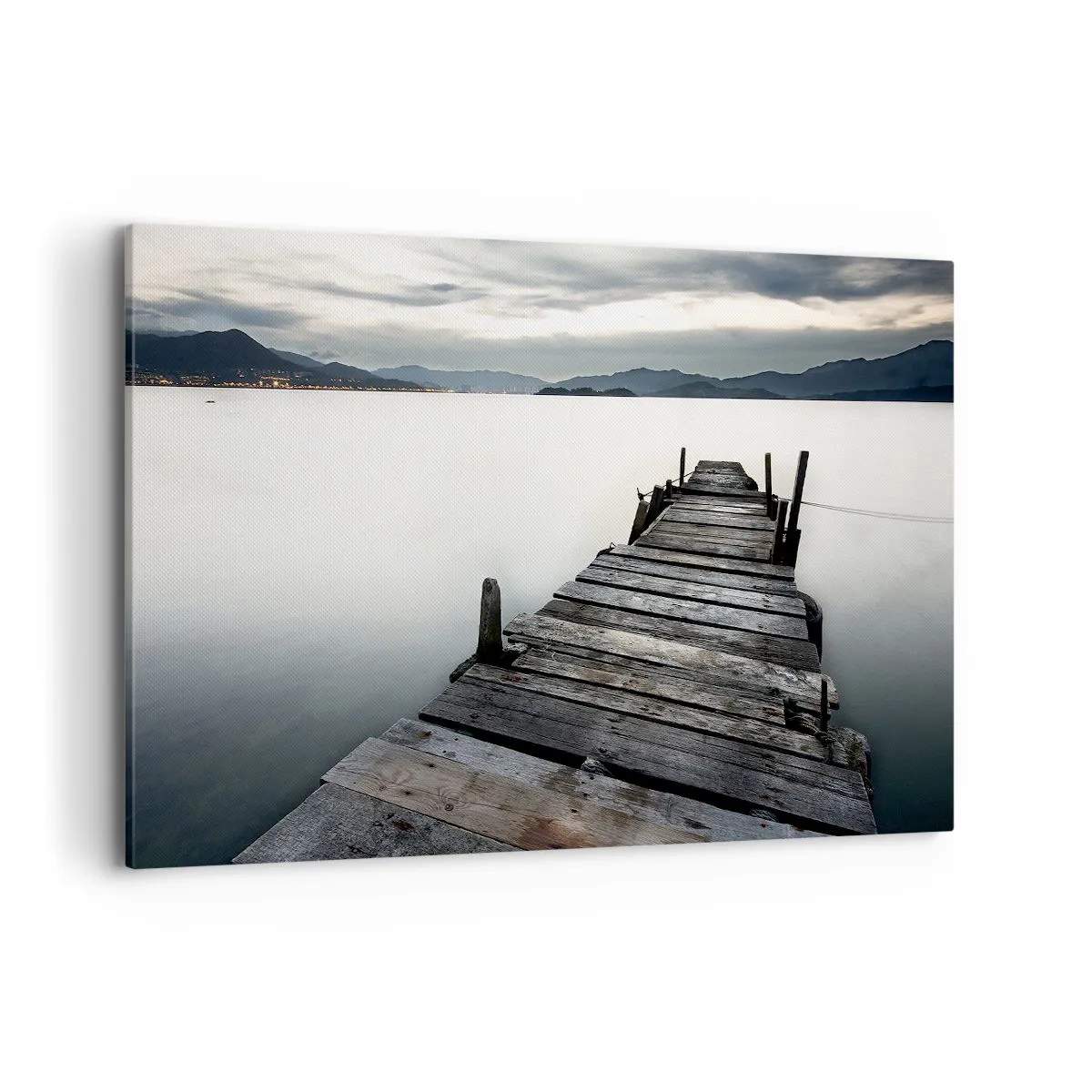 Lærredstryk - Billede på lærred - Fordyb dig i ro og fred - 120x80 cm