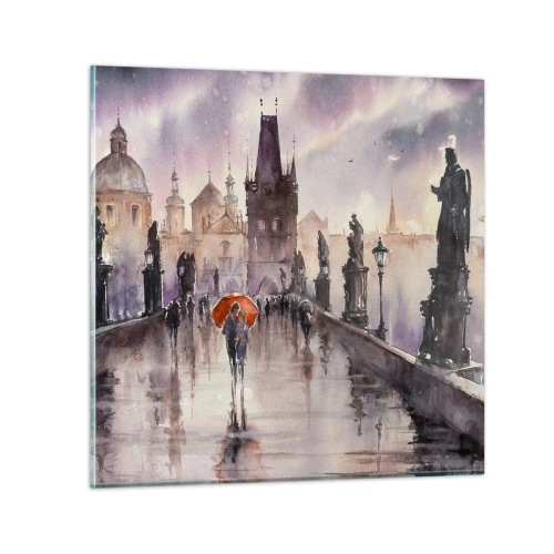 Billede på glas - Folk forandrer sig ikke - 30x30 cm