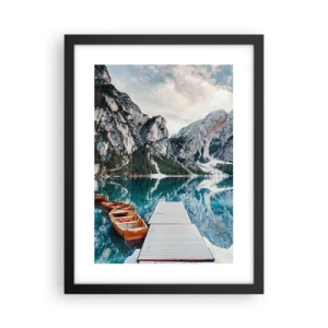 Plakat i sort ramme - Vi vil vise dig skønheden - 30x40 cm