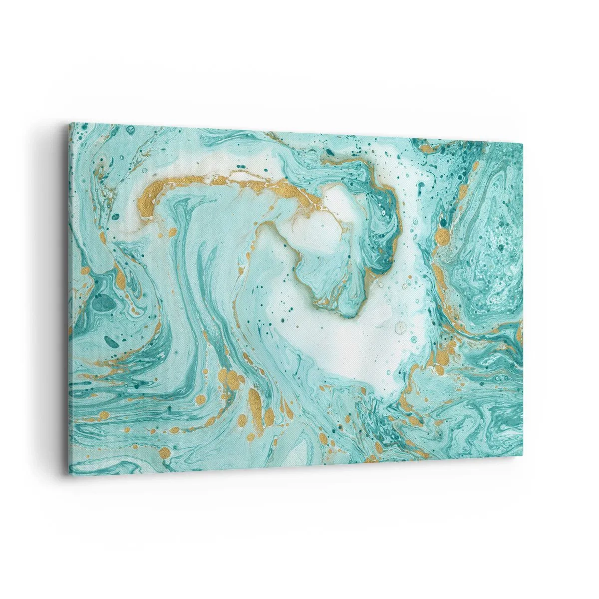 Lærredstryk - Billede på lærred - Under den store bølge i Edo-perioden - 120x80 cm