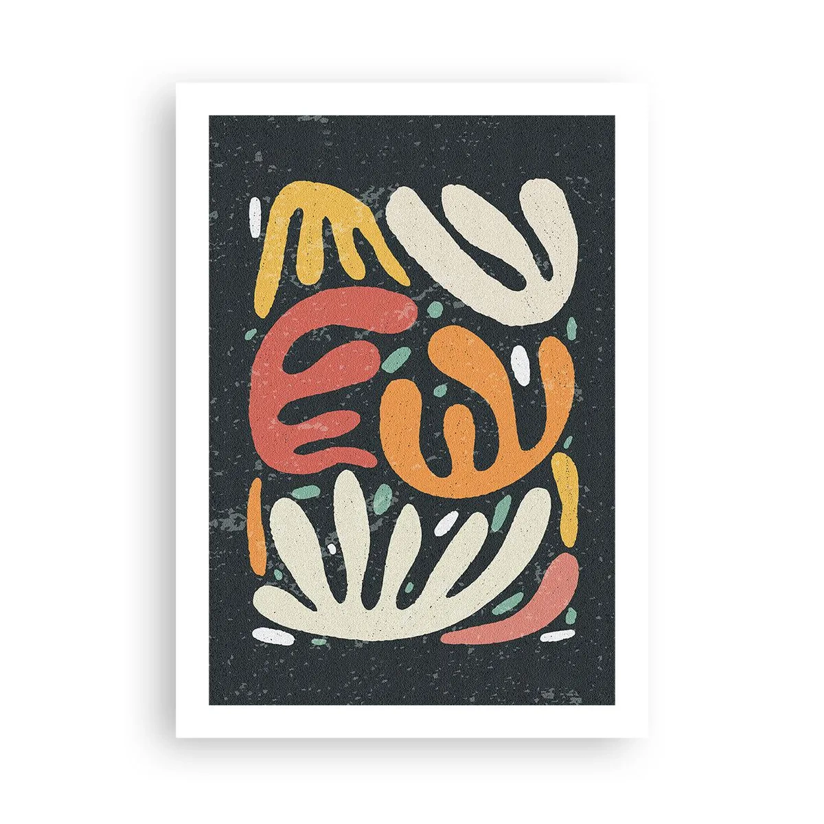 Plakat - Komposition - jeg er ved at fange dig - 50x70 cm