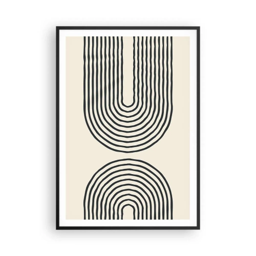 Plakat i sort ramme - Kommer snart... - 70x100 cm