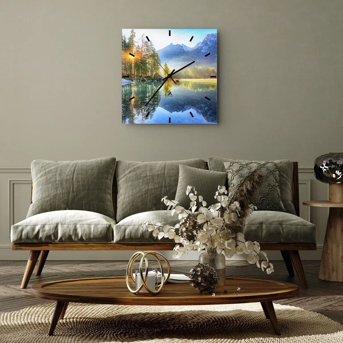 Vægur, Uret - Majestæt og sødme - 40x40 cm