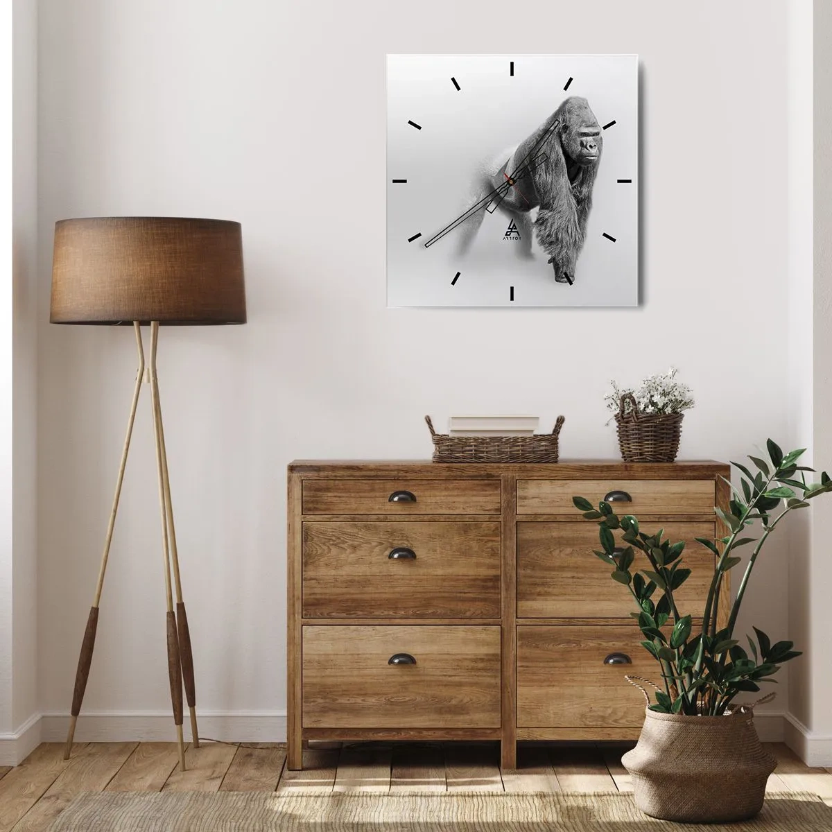 Vægur, Uret - Selvsikker på sin styrke - 30x30 cm