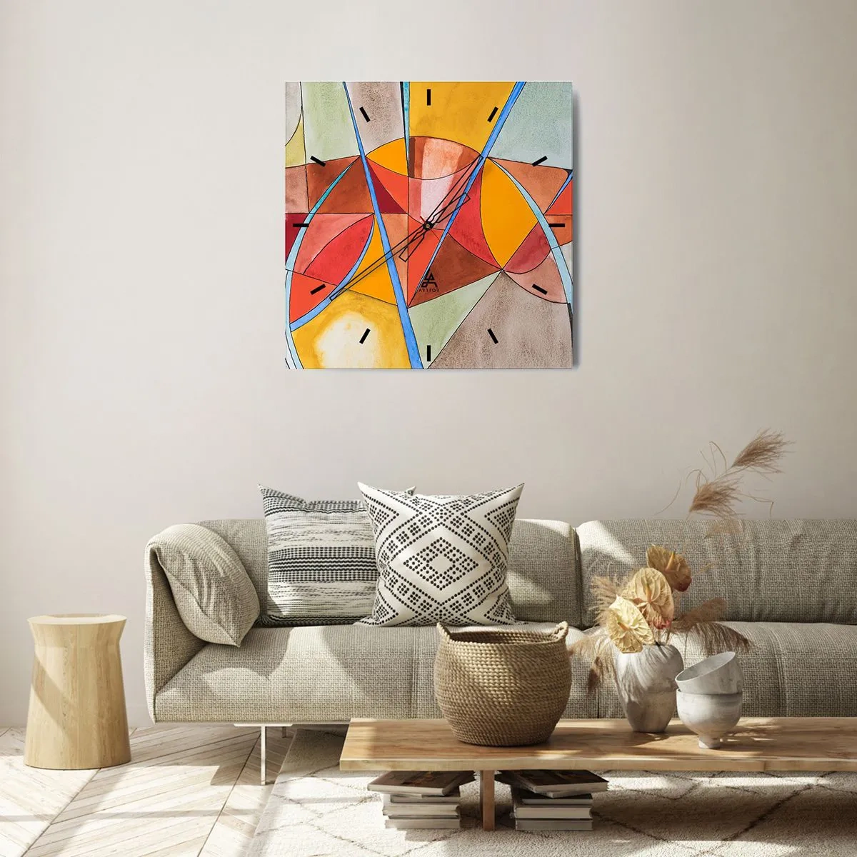 Vægur, Uret - Karrusel, karrusel af drømme - 30x30 cm