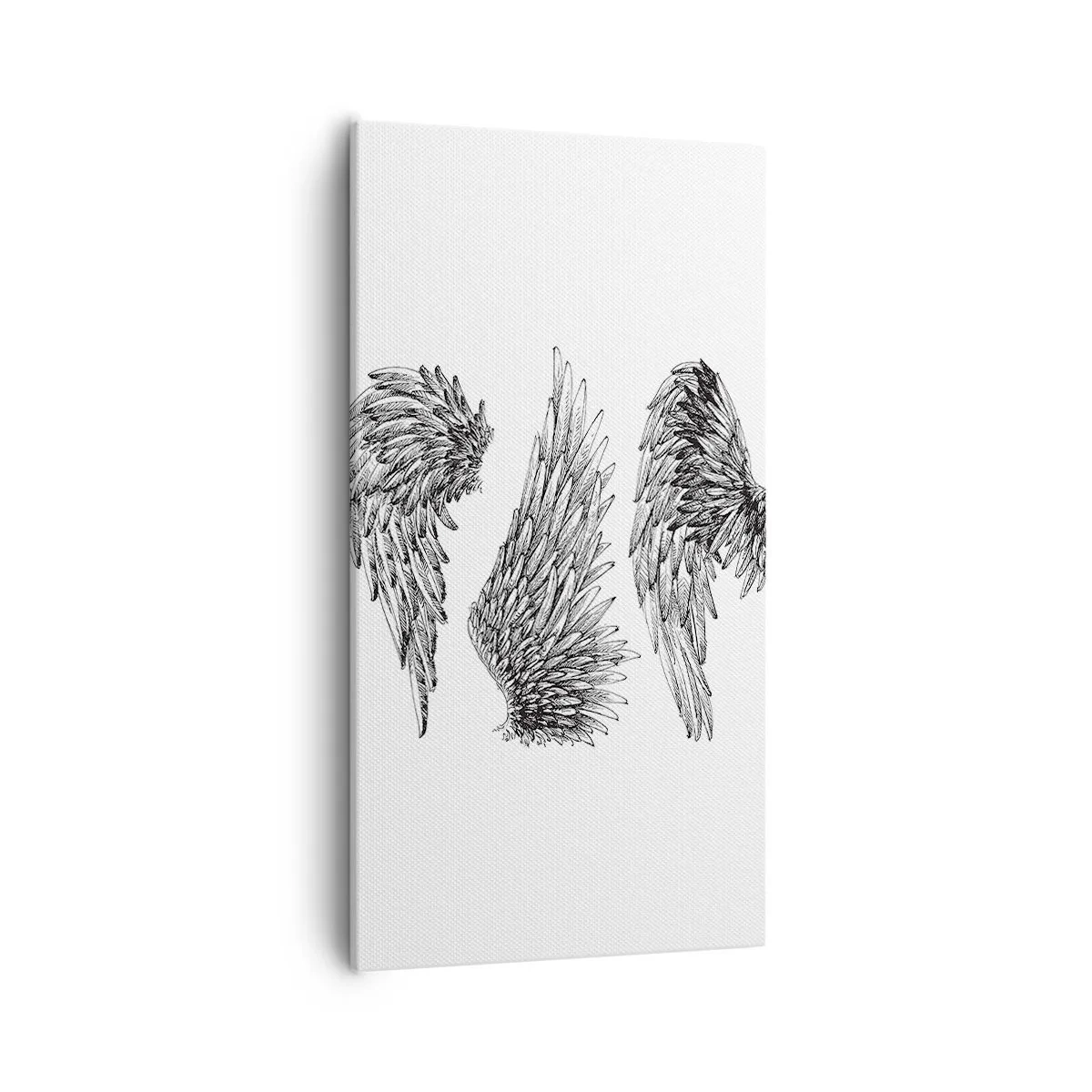 Lærredstryk - Billede på lærred - Og du kan blive en engel - 55x100 cm