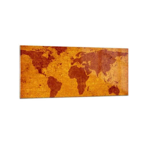 Billede på glas - Invitation til en rejse - 120x50 cm