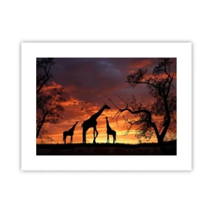 Plakat - En lille middag med dem, du holder af - 40x30 cm