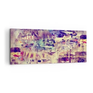 Lærredstryk - Billede på lærred - Og det er alt, hvad der vil være tilbage - 120x50 cm