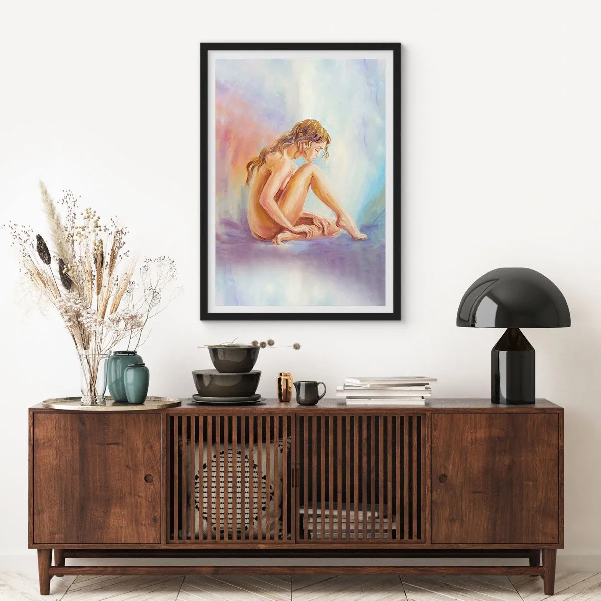 Plakat i sort ramme - Ungdomens handling - 40x50 cm