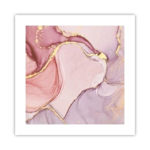 Plakat - Et kærtegn af farver - 40x40 cm