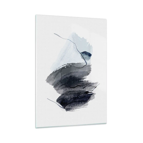 Billede på glas - Intensitet og bevægelse - 50x70 cm