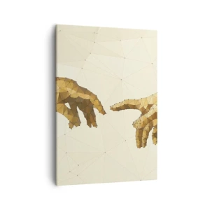 Lærredstryk - Billede på lærred - Guddommelig geometri - 50x70 cm