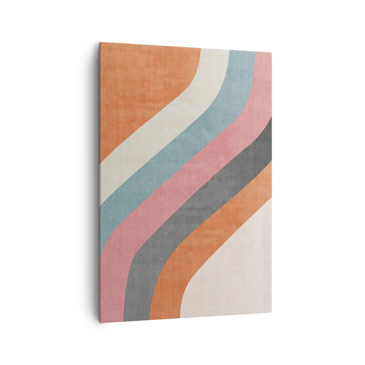 Lærredstryk - Billede på lærred - Diagonal komposition - bevægelse - 70x100 cm