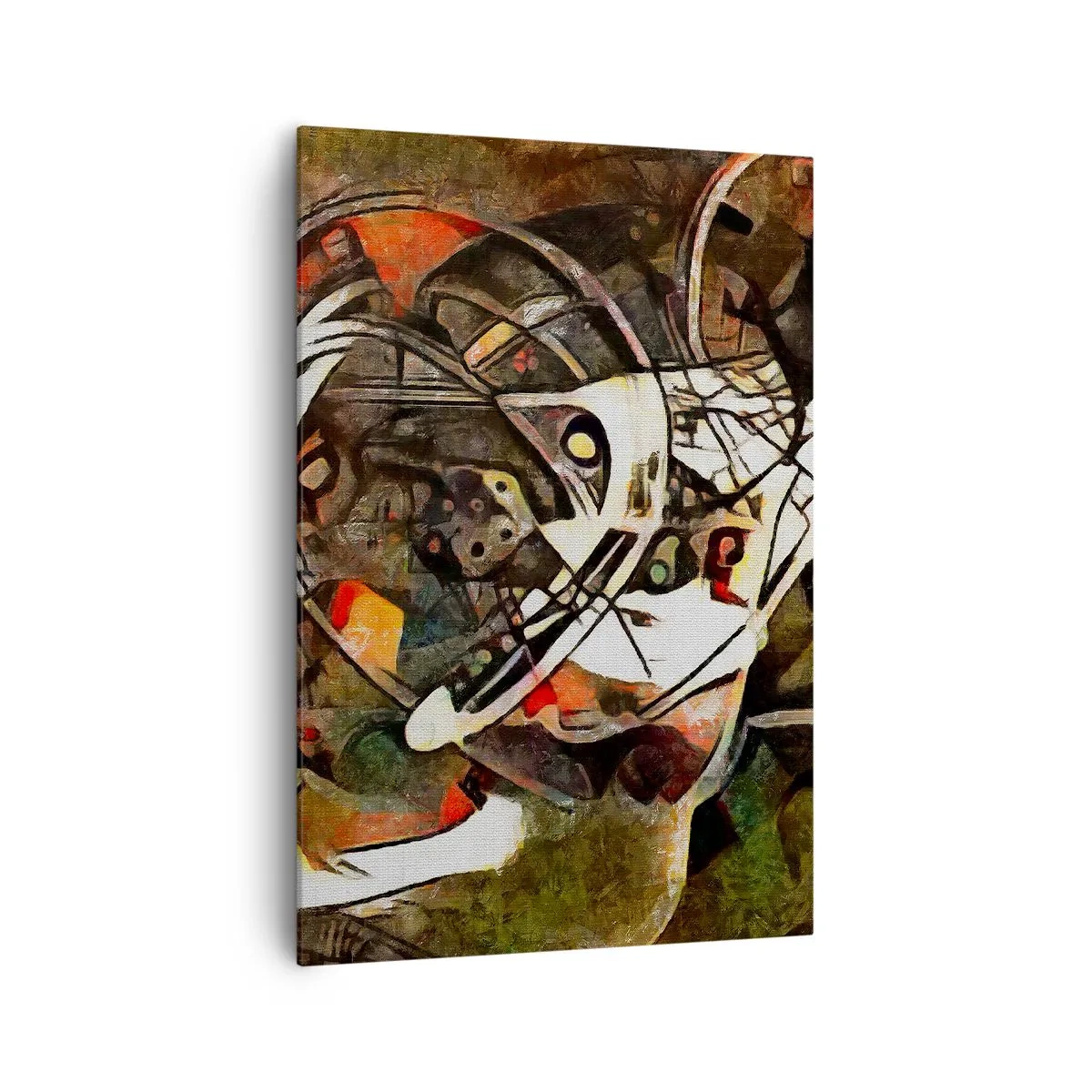 Lærredstryk - Billede på lærred - Kan du høre bevægelse? - 70x100 cm