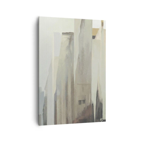 Lærredstryk - Billede på lærred - En drøm om byen - 70x100 cm