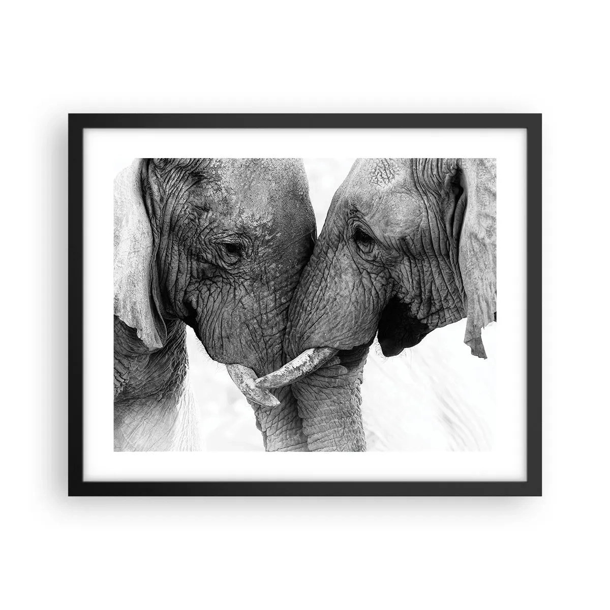 Plakat i sort ramme - Hjertelig tilståelse - 50x40 cm