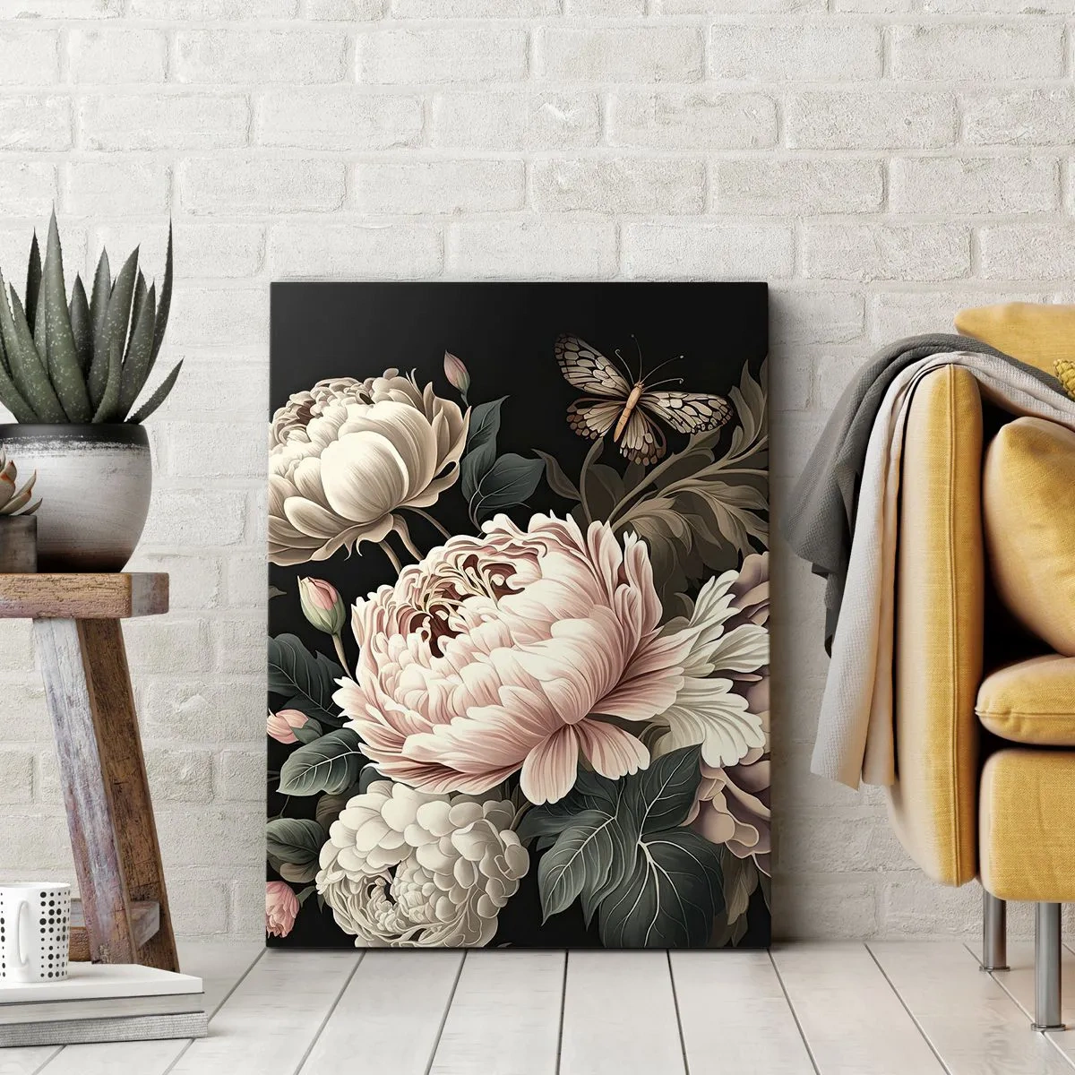 Lærredstryk - Billede på lærred - I barok stil - 50x70 cm