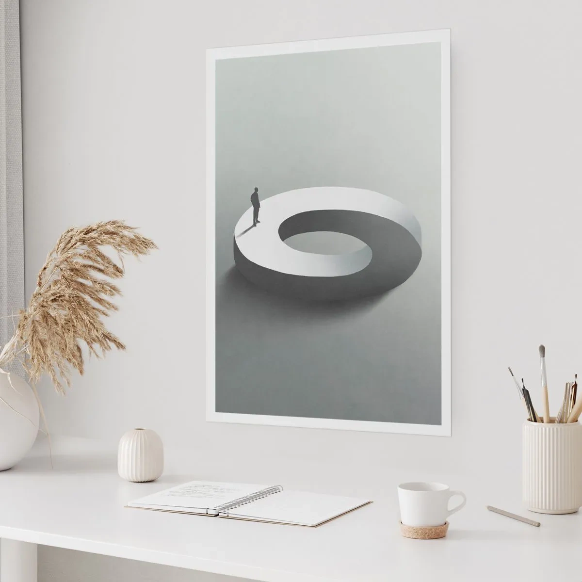 Plakat - Og vær klog - 30x40 cm