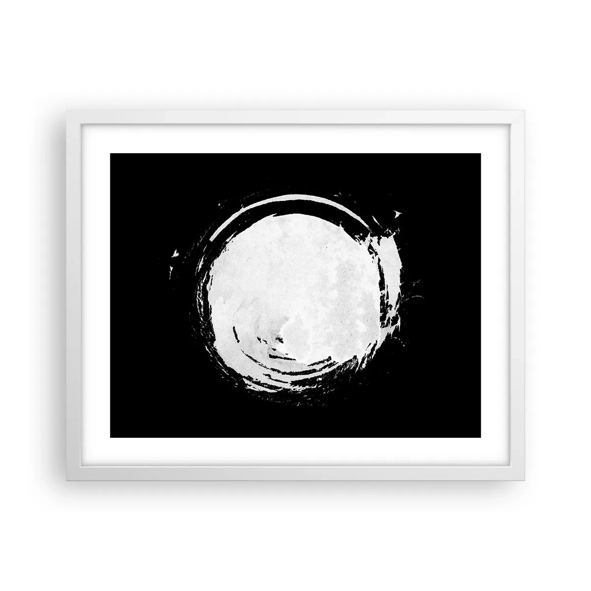 Plakat i hvid ramme - Den gode vej ud - 50x40 cm